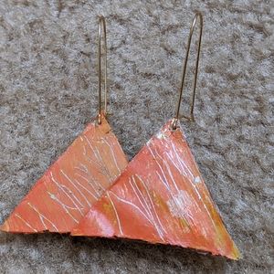 Upcycled earrings